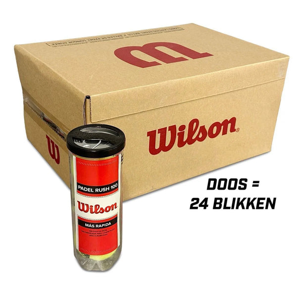 Wilson Rush Padel Doos 24 kokers